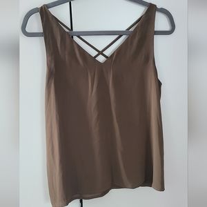 XS hunter green Express blouse